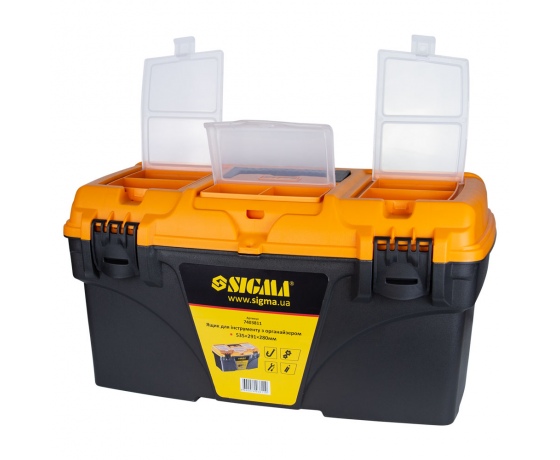Фото 4 - Ящик для инструмента с органайзером 535×291×280мм SIGMA (7403811)