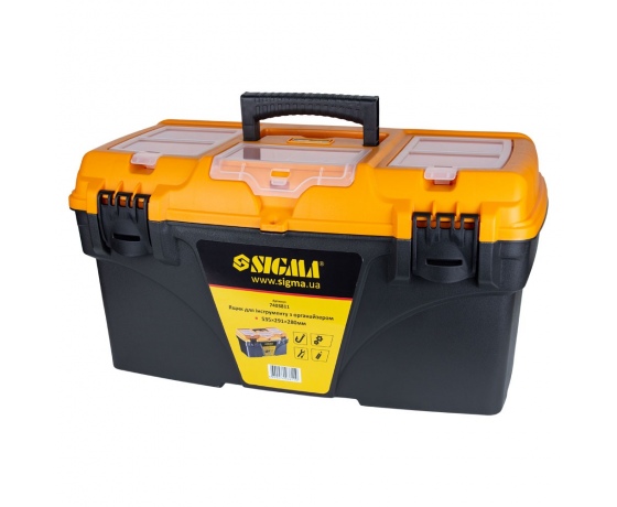 Фото 2 - Ящик для инструмента с органайзером 535×291×280мм SIGMA (7403811)