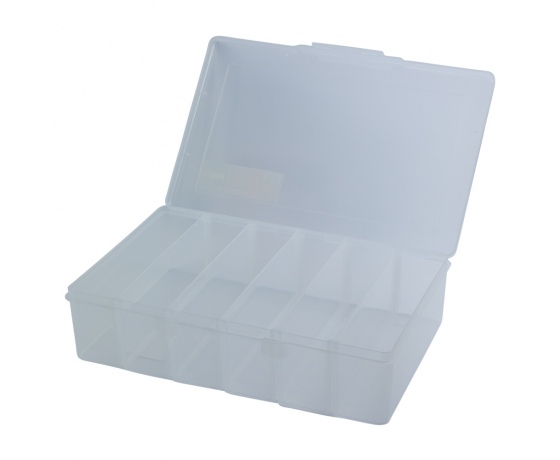 Фото 4 - Органайзер пластиковый прозрачный 6 отсеков 310×200×80мм ULTRA (7417102)