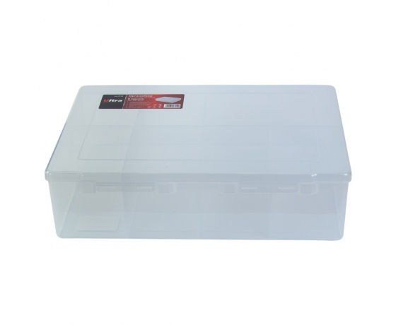 Фото 3 - Органайзер пластиковый прозрачный 8 отсеков 350×270×95мм ULTRA (7417112)