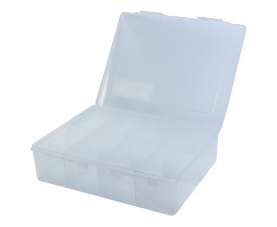 Фото 4 - Органайзер пластиковый прозрачный 8 отсеков 350×270×95мм ULTRA (7417112)