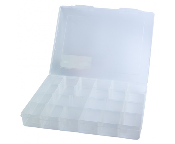 Фото 4 - Органайзер пластиковый прозрачный 20 отсеков 350×270×50мм ULTRA (7417122)