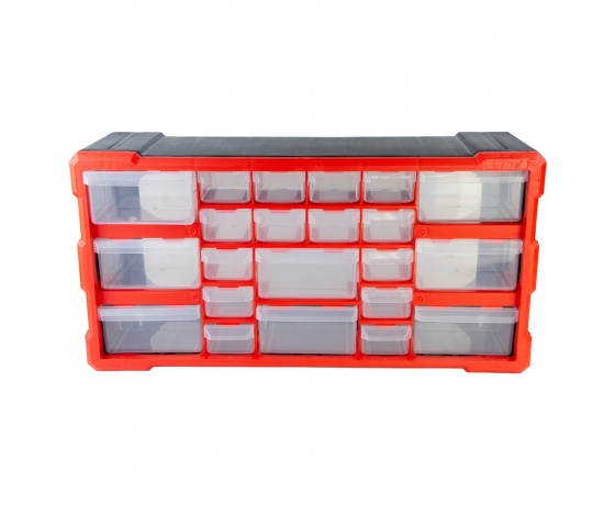 Фото 3 - Органайзер пластиковый вертикальный 22 выдвижных отсека 250×500×160мм ULTRA (7417522)