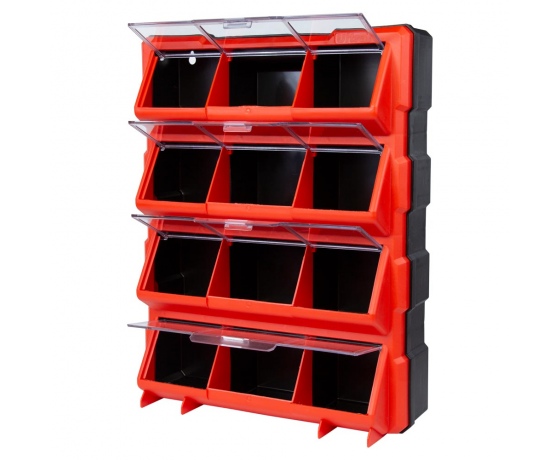 Фото 3 - Органайзер пластиковый вертикальный 12 закрывающихся отсека 460×360×120мм ULTRA (7417552)