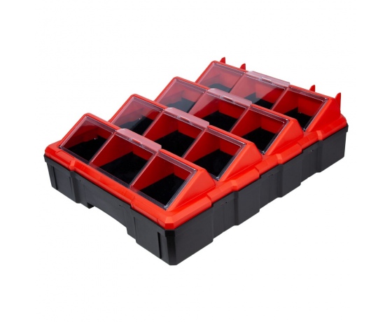 Фото 5 - Органайзер пластиковый вертикальный 12 закрывающихся отсека 460×360×120мм ULTRA (7417552)