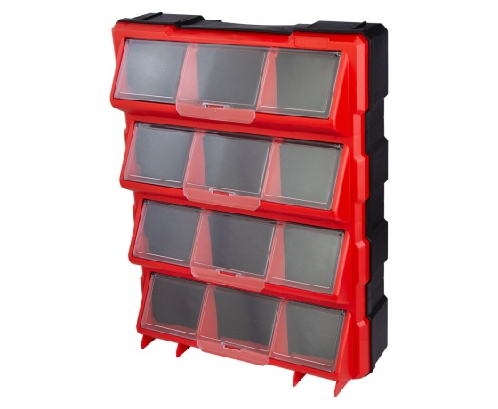 Фото 2 - Органайзер пластиковый вертикальный 12 закрывающихся отсека 460×360×120мм ULTRA (7417552)