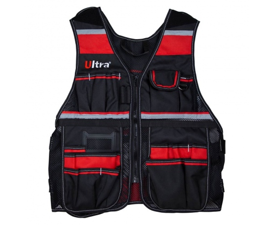 Фото 2 - Жилет монтажника 14 карманов 500×650мм ULTRA (9450012)