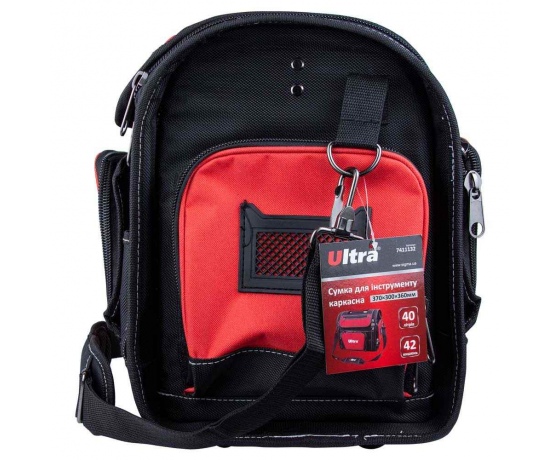 Фото 4 - Сумка для инструмента каркасная 42 кармана 370×300×360мм 40л ULTRA (7411132)