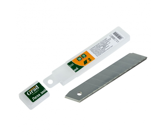 Фото 3 - Лезвия сменные прямые 100×18×0.4мм 7 сегментов 10шт GRAD (8219105)