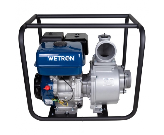 Фото 4 - Мотопомпа 9л.с. Hmax 26м Qmax 110м³/ч (4-х тактный) WETRON (772553)