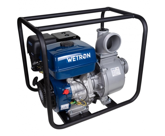 Фото 2 - Мотопомпа 9л.с. Hmax 26м Qmax 110м³/ч (4-х тактный) WETRON (772553)