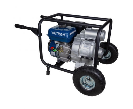 Фото 2 - Мотопомпа 7.5л.с. Hmax 26м Qmax 60м³/ч (4-х тактный) для грязной воды WETRON (772557)