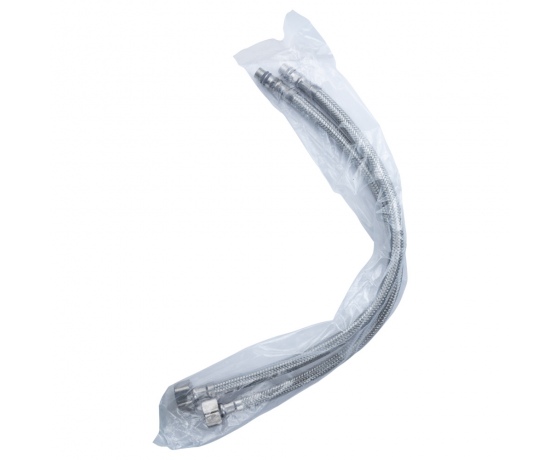 Фото 5 - Смеситель KT Ø35 для кухни гусак силиконовый на гайке SS AQUATICA (KT-4B570P)