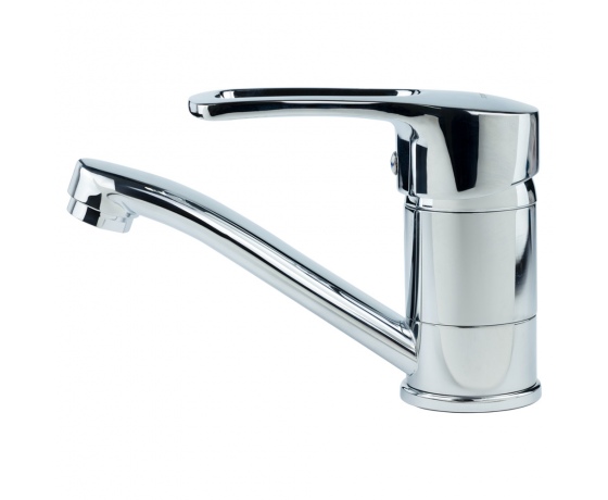 Фото 4 - Смеситель MD Ø40 для кухни гусак прямой 150мм на шпильке AQUATICA (MD-2B144C)