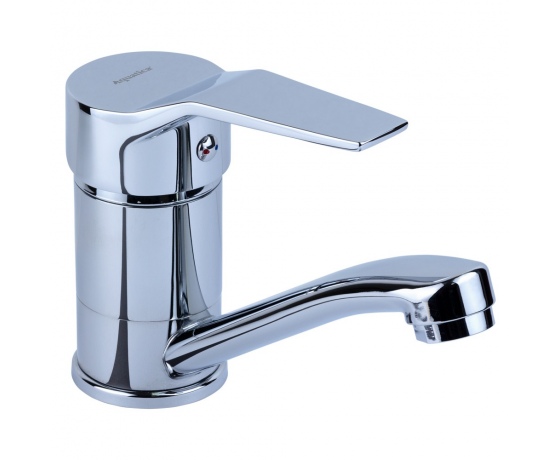 Фото 2 - Смеситель MJ Ø40 для кухни гусак прямой 150мм на гайке AQUATICA (MJ-1B135C)