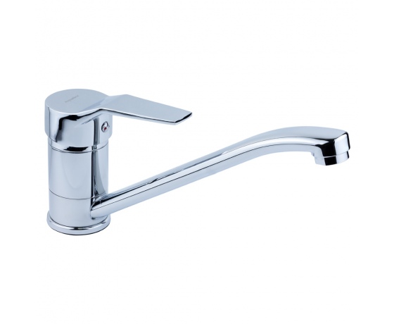 Фото 2 - Смеситель MJ Ø40 для кухни гусак прямой 250мм на гайке AQUATICA (MJ-1B235C)