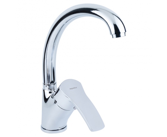 Фото 2 - Смеситель ML Ø40 для кухни гусак ухо лат. шток на гайке AQUATICA (ML-4B441C)