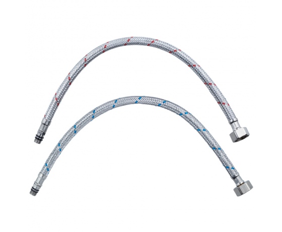 Фото 5 - Смеситель ML Ø40 для кухни гусак гофрированный на гайке AQUATICA (ML-4B644C)