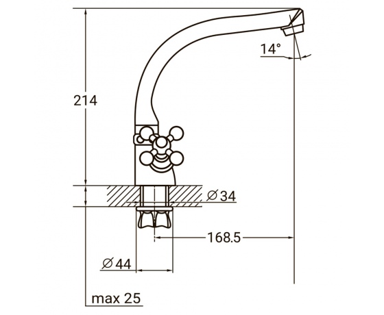 Фото 3 - Смеситель PL 1/2