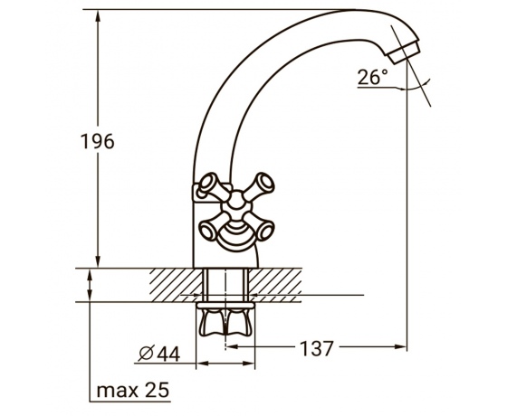 Фото 3 - Смеситель PL 1/2