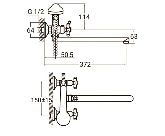 Фото 3 - Смеситель PL 1/2