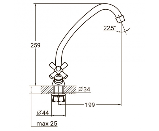 Фото 3 - Смеситель PM 1/2