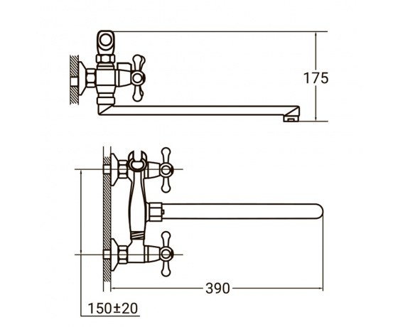 Фото 3 - Смеситель PM 1/2