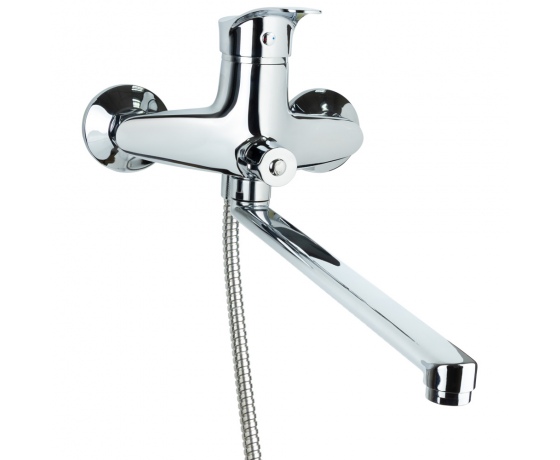 Фото 2 - Смеситель SE Ø40 для ванны гусак прямой 350мм дивертор встроенный картриджный TAU (SE-2C245C)