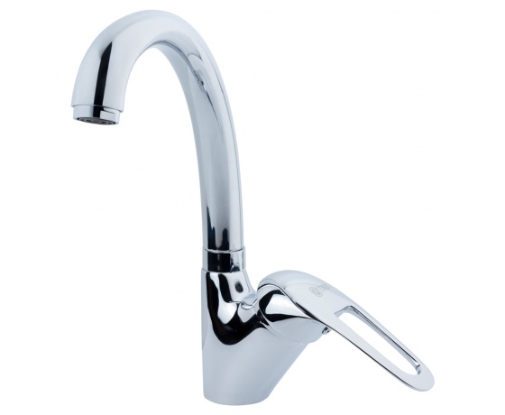 Фото 2 - Смеситель SF Ø40 для кухни гусак ухо лат. шток на гайке TAU (SF-4B439C)