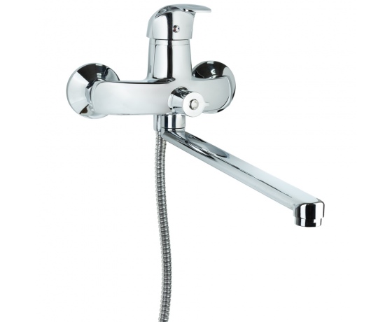 Фото 2 - Смеситель SL Ø40 для ванны гусак прямой 350мм дивертор встроенный картриджный TAU (SL-2C243C)