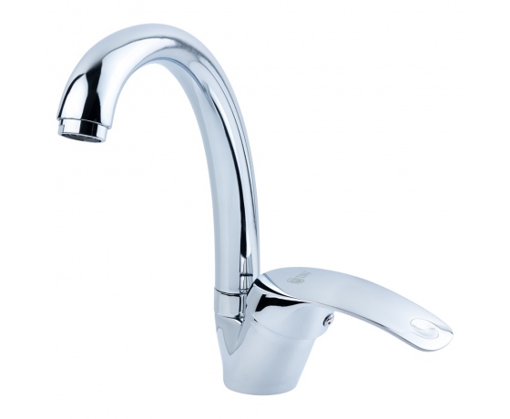 Фото 2 - Смеситель SL Ø40 для кухни гусак ухо на гайке TAU (SL-4B143C)