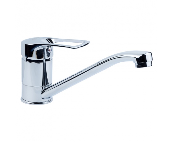 Фото 2 - Смеситель SM Ø40 для кухни гусак прямой 250мм на гайке TAU (SM-1B244C)