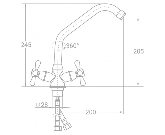 Фото 3 - Смеситель VD 1/2
