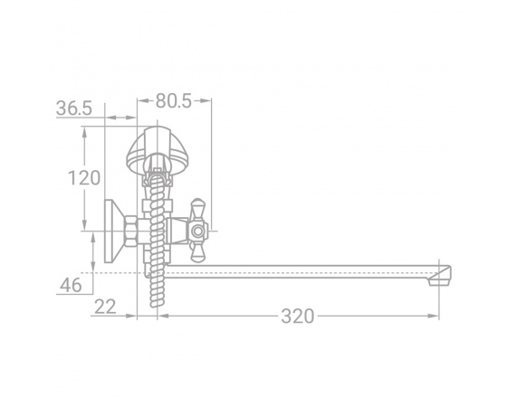 Фото 4 - Смеситель VD 1/2