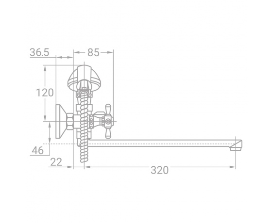 Фото 4 - Смеситель VN 1/2