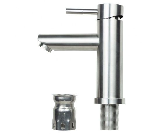 Фото 4 - Смеситель KT Ø35 для раковины литой на гайке SS AQUATICA (KT-1A170P)