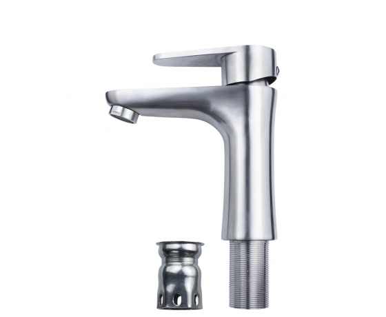 Фото 4 - Смеситель HT Ø35 для раковины литой на гайке SS AQUATICA (HT-1A171P)