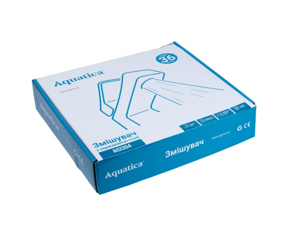 Фото 7 - Смеситель HT Ø35 для раковины литой на гайке SS AQUATICA (HT-1A171P)