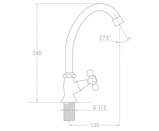 Фото 3 - Смеситель VN 1/2