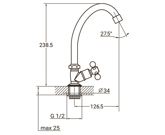 Фото 3 - Смеситель QM 1/2