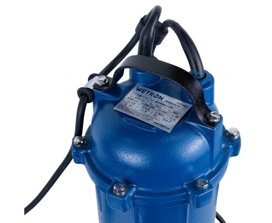 Фото 4 - Насос канализационный 1.8кВт Hmax 15м Qmax 350л/мин WETRON (773363)