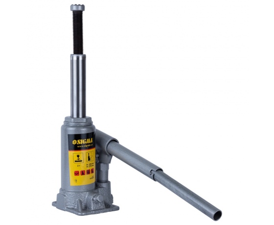 Фото 4 - Домкрат гидравлический бутылочный 2т H 148-278мм Standard SIGMA (6106021)