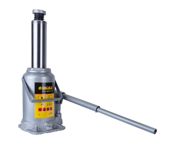 Фото 4 - Домкрат гидравлический бутылочный 20т H 235-445мм Standard SIGMA (6106201)