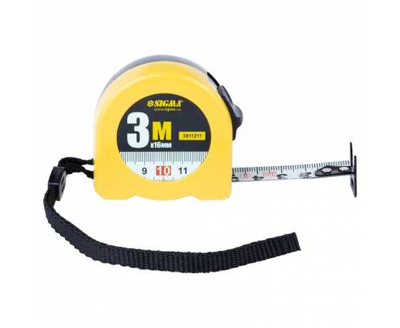 Фото 3 - Рулетка Color 3м×16мм SIGMA (3811211)