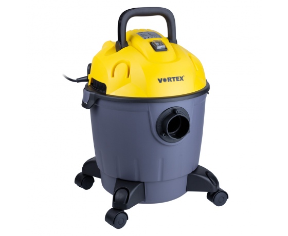 Фото 3 - Пылесос строительный 1200Вт 1.5м3/мин 15.5КПа пластиковый бак 18л VORTEX (5346233)