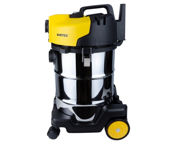 Фото 3 - Пылесос строительный 1400Вт 3.2м3/мин 22КПа нержавеющий бак 30л VORTEX (5346483)