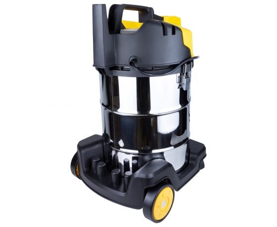Фото 6 - Пылесос строительный 1400Вт 3.2м3/мин 22КПа нержавеющий бак 30л VORTEX (5346483)