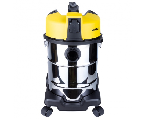 Фото 7 - Пылесос строительный 1400Вт 3.2м3/мин 22КПа нержавеющий бак 30л VORTEX (5346483)