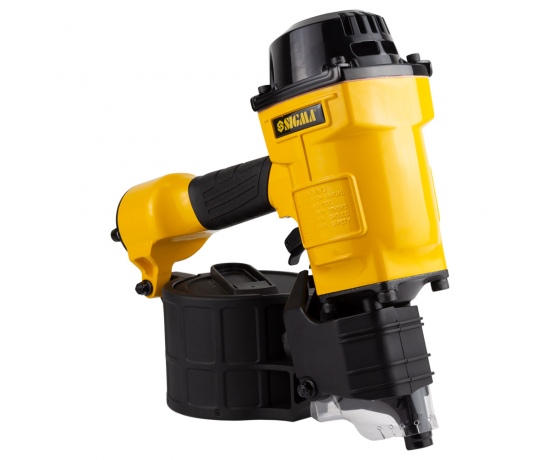 Фото 9 - Пневмопистолет гвоздезабивной катушечный 1.56л/удар 8бар гвозди 45-70мм SIGMA (6713511)