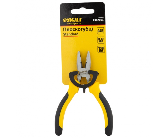 Фото 4 - Плоскогубцы 130мм Standard SIGMA (4342011)